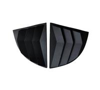 tuyda Car Side Shutter Cover Trim Sticker,Fit For Civic, Sedan 8th 2006-2010 Vent Scoop ABS Carbon Fiber Style Rear Louver Window Rear window grille decorative cover(Matte Black)