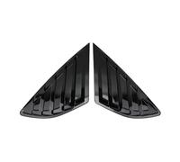 tuyda Car Side Shutter Cover Trim Sticker,Fit For Ford, Mondeo Fusion 2013-2018 Vent Scoop ABS Carbon Fiber Accessories Rear Louver Window Rear window grille decorative cover(Gloss black)