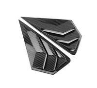 tuyda Car Side Shutter Cover Trim Sticker,Fit For Ford, Mondeo Fusion 2022 2023 Vent Scoop ABS Carbon Fiber Accessories Rear Louver Window Rear window grille decorative cover(Carbon)