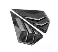 tuyda Car Side Shutter Cover Trim Sticker,Fit For Ford, Mondeo Fusion Sedan 2022 2023 Vent Scoop ABS Carbon Fiber Auto Rear Louver Window Rear window grille decorative cover(Carbon)