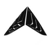 tuyda Car Side Shutter Cover Trim Sticker,Fit For Hyudnai, Lafesta 2019-2023 Vent Scoop ABS Carbon Fiber Accessories Rear Louver Window Rear window grille decorative cover(Gloss Black)