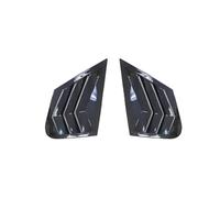 tuyda Car Side Shutter Cover Trim Sticker,Fit For Kia, Optima K5 Sedan 2016-2019 Vent Scoop ABS Carbon Fiber Accessories Rear Louver Window Rear window grille decorative cover(Gloss Black)