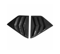 tuyda Car Side Shutter Cover Trim Sticker,Fit For Nissan, Kicks 2017-2023 Vent Scoop ABS Carbon Fiber Accessories Auto Rear Louver Window Rear window grille decorative cover(Carbon)