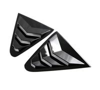 tuyda Car Side Shutter Cover Trim Sticker,Fit For Subaru, Crosstrek 2024 Vent Scoop ABS Carbon Fiber Accessories Auto Rear Louver Window Rear window grille decorative cover(Gloss Black)
