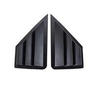 tuyda Car Side Shutter Cover Trim Sticker,Fit For Toyota, C-HR CHR 2016-2021 Vent Scoop ABS Carbon Fiber Accessories Rear Louver Window Rear window grille decorative cover(Matte Black)
