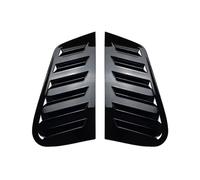 tuyda Car Side Shutter Cover Trim Sticker,Fit For Volkswagen, Fit For Polo, 5-Door Hatchback MK4 9N 2002-2008 Vent Scoop ABS Rear Louver Window Rear window grille decorative cover(Gloss Black)
