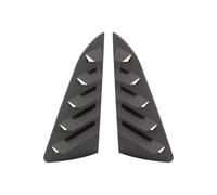 tuyda Car Side Shutter Cover Trim Sticker,Fit For Volkswagen, Fit For Polo, MK5 6R 6C 2011-2017 Vent Scoop ABS Carbon Fiber Rear Louver Window Rear window grille decorative cover(Carbon)
