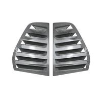 tuyda Car Side Shutter Cover Trim Sticker,Fit For VW, Fit For Golf, 5 MK5 5 Doors 2003-2010 Vent Scoop Carbon Fiber Look ABS Rear Louver Window Rear window grille decorative cover(Carbon Look)