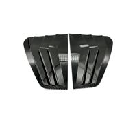 tuyda Car Side Shutter Cover Trim Sticker,Fit For VW, Fit For Golf, MK7 MK7.5 2013-2019 Vent Scoop ABS Carbon Fiber Black Parts Rear Louver Window Rear window grille decorative cover(Gloss Black)