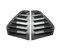 tuyda Car Side Shutter Cover Trim Sticker,Fit For VW,Fit For Golf, MK8 2020-2023 Vent Scoop ABS Carbon Fiber Black Rear Louver Window Rear window grille decorative cover(Carbon)