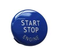 tuyda Car Start Stop Push Button Cover,Fit For BMW, E Series 3 X1 X5 X6 E70 E71 E90 E92 E84 E60 Ignition Switch Cap Key Replacement vehicle ignition button decorative cover(Blue)
