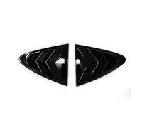 tuyda Rear Louver Vent Trim,Fit For Chevrolet, Cruze 2017 2018 Car Window Shutter Cover Triangle Shaped Rear window grille decorative cover
