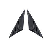 tuyda Rear Shutter Cover Trim,Fit For Hyundai, Elantra 2021 2022 Window Air Vent Scoop Shade Rear window grille decorative cover(Bright Black)
