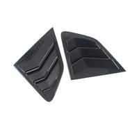 tuyda Rear Shutter Sticker Cover Trim,Fit For Nissan, Qashqai J11 2015-2020 Side Window Scoop Louver Rear window grille decorative cover(Carbon Style)