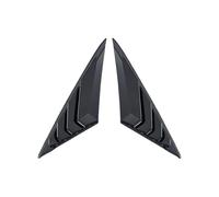 tuyda Rear Window Louver Shutter Cover Trim,Fit For Hyundai, Elantra 2021 2022 Air Vent Scoop Shade Accessories Rear window grille decorative cover(Bright Black)