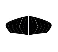 tuyda Rear Window Shutter Cover Trim,Fit For 5 Series F10 525i 530i 2011-2017 Window Louver Side Rear window grille decorative cover(Gloss Black)