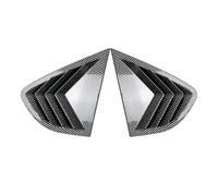 tuyda Rear Window Shutter Cover Trim,Fit For X4 F26 2014-2018 Window Louver Side Vent Trim Rear window grille decorative cover(Carbon Fiber)