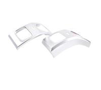 tuyda Side Air Conditioning Vent Outlet Cover Trim Stickers,Fit For LAND ROVER, Discovery 3 LR3 2004-2009 Car Accessories car HVAC vent trim(Silver)