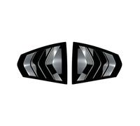 tuyda Side Louver Cover Trim,Fit For 3 Series G20 320i 325i 330i 2019+ Rear Triangle Car Sunshade Rear window grille decorative cover(Gloss Black)