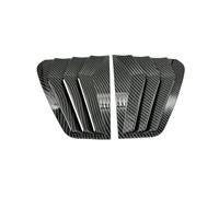 tuyda Side Shutter Cover Trim Sticker,Fit For VW,Fit For Golf MK7 MK7.5 2013-2019 Car Rear Louver Window Rear window grille decorative cover(Carbon)