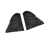 tuyda Side Vent Shutter Louver Cover Trim,Fit For Mitsubishi, Lancer EX X EVO 2008-2018 Car Accessories Auto Parts Carbon Fiber Rear Window Rear window grille decorative cover(Gloss Black)