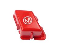 tuyda Steering Wheel Switch Button,Fit For BMW, E90 E92 E93 M3 E82 vehicle ignition button decorative cover(Red)
