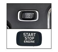tuyda Stop Start Button Cover,Fit For Volvo, V40 V60 S60 S60L XC60 S80L Switches Auto Accessories vehicle ignition button decorative cover(Matte Black)