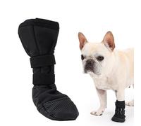 Tuygn Dog Paws Protector Boot,Large Size Water Resistant Soft Protective Shoe for Dog Shoe with Self-Adhesive Strap,Non-Slip,Lick-Proof Protection Wound Care Breathable Pet Footwear (XL)