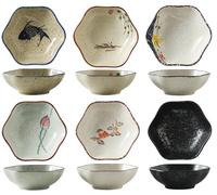 TuYines Porcelain Tapas Dishes,Snack Bowl for Tapas,Tapas Bowls Set,Ceramic Dipping Bowls,Ceramic Bowl,6pcs Ø 10 cm Small Spice Bowls,Dishes Sauce Dishes for Sushi,Sauce,Snack and Soy