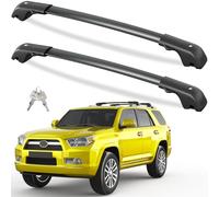 Tuyoung Lockable 220lbs Roof Rack Cross Bars Compatible with Toyota 4Runner 2010-2024 with Side ROOF Rails, Heavy Duty Aluminum Roof Crossbars Rooftop Luggage Kayak Racks Carrier Black