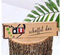 TUZELIYA Du schaffst das Geschenk - Duplo Gift Box - Motivational Gifts, Lucky Charm, You Can Create Everything - Not Included Duplo Chocolate Bar