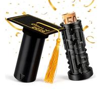 TUZELIYA Passed Exam Gift 2026 - 3D Printed Labyrinth Gift Box with Graduation Hat - Creative Small Gift for Graduation, Bachelor, Master - Gifts for Graduates