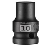 TUZkozs 1/2 Inch Drive 10mm Shalllow Metric 6 Point CR-MO Impact Socket | Radius Corner Design,Square Chamfered Opening,Axle Nut Impact Grade Socket for Easy Removal