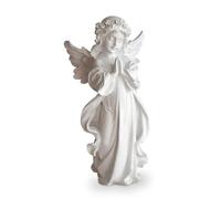 Tuzsocr 12-Inch Praying Angel Girl Figurine Ornament Statue,Angelic Ornament Sculptures for the Garden,Girl Angel Resin Sculpture Figurines,for Gifts Home Outdoor and Indoor Décor
