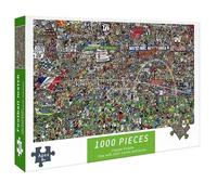 Tuzsocr Jigsaw Puzzles 1000 Pieces for Adults,Family Activity Jigsaw Puzzles Educational Games,for Adults & Kids Age 12 Years Up (Football History)