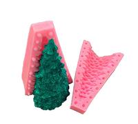 Tuzsocr Silicone 3D Christmas Tree Candle Moulds,Christmas Candle Moulds for Candle Making, DIY Soap Moulds Cake Moulds,for DIY Xmas Candle Making, Christmas Party Home Decor and Baking Making