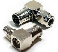 TV Aerial Female Connector Right angled 90 Degree RF Coaxial Socket