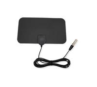 TV Aerial, Indoor TV Aerial, HD TV Antenna Indoor, Window/Wall Mounted Digital Freeview Aerials with 9.84 ft Coax Cable, 50 Mile Long Distance Reception for 4K 1080P Channels