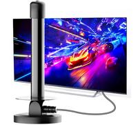 TV Aerial Indoor with Magnetic Base - 360° Reception Freeview Compatible Digital Indoor Aerial for Smart TV - Supports 8K 4K 1080P HDTV - 3m Coaxial Cable