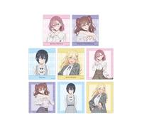 TV Anime Temptation of 2.5 Dimensions Illustrated Checkered Pattern Coordination Version Trading Acrylic Card Box of 8