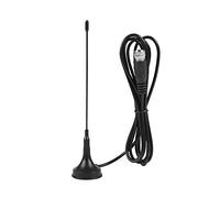 TV Antenna,all-metal UHF/VHF Dual Band Antenna,Digital Indoor HDTV Aerial with Magnetic Base,sucker antenna for home TV/car TV,windproof,rainproof,anti-jamming
