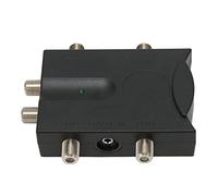 TV Antenna Amplifier, Low Noise Signal Booster Clears Pixelated Low-Strength Channels, Supports HDVHF UHF, AC Adapter, Multi Ports for Multiple TVs