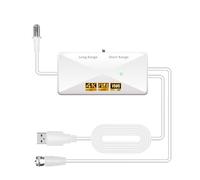 TV Antenna Amplifier Signal Booster, 25dB High Gain Powerful Digital Antenna Signal Booster, for HDTV/4K Over The Air Reception, Adjustable Reception Range, Clears Up Pixelated (TVBOOST88)