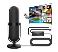 TV Antenna Indoor,Digital Antenna 1200+ Miles Range,HD Antennas for Local Channels Support 8K 4K 1080p-Antennas 25ft Coax Cable