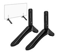 TV Base Pedestal Feet, TV Stand Mount Legs, Universal Table Top TV Stand Base Legs For Most 32-65”LCD LED Plasma Flat Screen(Note: the distance between mounting holes is 0.787-2.16 inch/2cm-5cm)