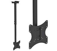 Maclean MC-580 TV Ceiling Mount Bracket LCD LED Plasma 17" - 37" 50kg Steel VESA