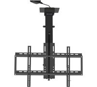 tv bracket， Motorized Ceiling TV Mount, Monitor Bracket, Electric Lift With Remote Control And Memory Setting