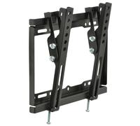 TV bracket Mount Ultra Slim Tilting Vertical Media Shelf Fixed Home Office VESA