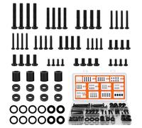 TV Bracket Screws Kit, 76 pcs Mounting Screws M4 M5 M6 M8 Universal VESA Screws, Bolts, Spacers & Washers For Most TV Stand, TV-Mount & Bracket Bolts