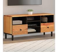 TV Cabinet 100x33x46 cm Solid Wood Acacia